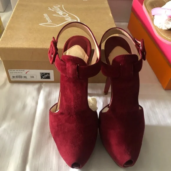 Christian Louboutin Shoes Christian Louboutin Orlan Burgundy